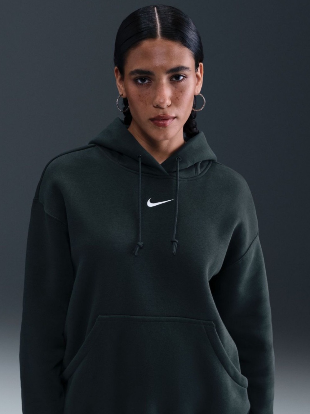 NWT Nike Women's Sportswear Phoenix Fleece Oversized Pullover Hoodie. Size Small - Picture 6 of 10